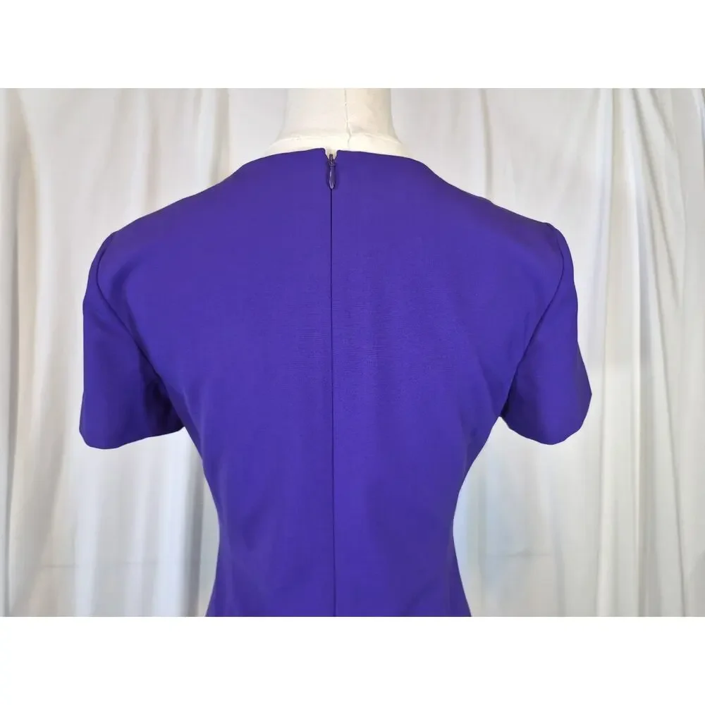 Theory Good Wool Princess Seam Sheath Mini Dress US 2 - Picture 8 of 9